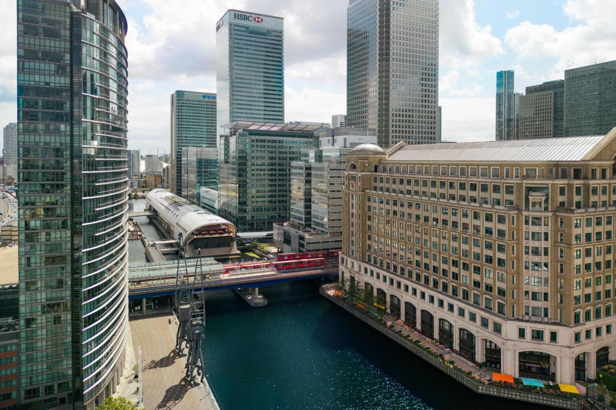 London Marriott Hotel Canary Wharf Екстер'єр фото Canary Wharf